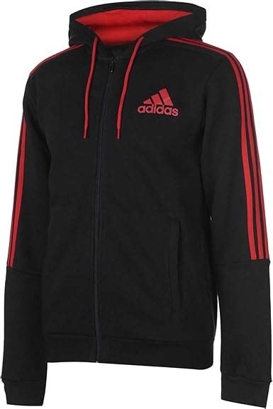 black and red adidas hoodie